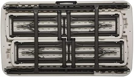 80352 42 in (107 cm) Recreation Folding Table Set - Almond - Image 3