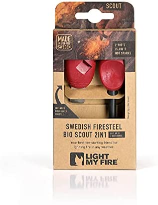 Light my Fire Ferro Rod - Flint and Steel Kit - Magnesium Fire Starter Kit - Swedish Fire Steel Scout - 3000 Strikes - 2 in 1 Fire Starting Kit & Emergency Whistle - Outdoor Flint Fire Starter - Image 7
