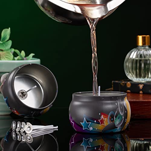 Opeshar 24 PCS DIY Candle Tins Craft Tools, Round Containers with Slip-On Lids for Party Favors, Candle Making, Spices, Gifts - Image 5