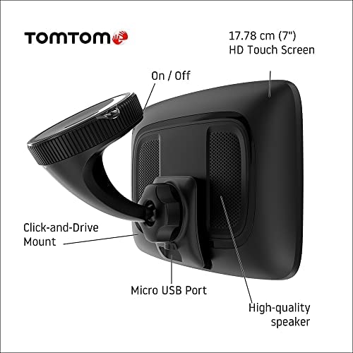 TomTom Campervan and Caravan Sat Nav GO Camper Max 7" HD screen with Campervan and Caravan POIs, Updates via Wi-Fi, TomTom Traffic and Speedcam Warnings, World Maps - Image 11