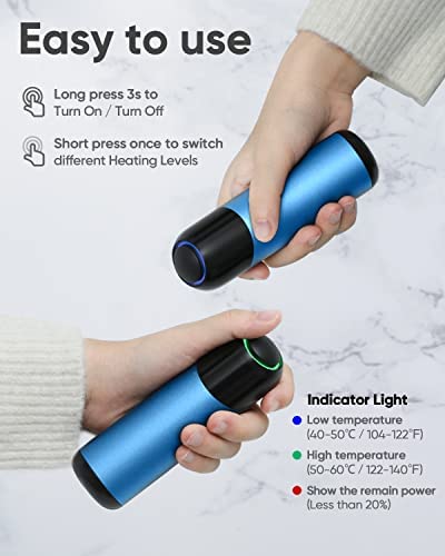 2-Pack Rechargeable Hand Warmers - π―ππΒ° ππππππππ Electric Heater, 4000mAh*2Packs, Heat Therapy Great for Anyone You Cared About of Women and Men - Image 5