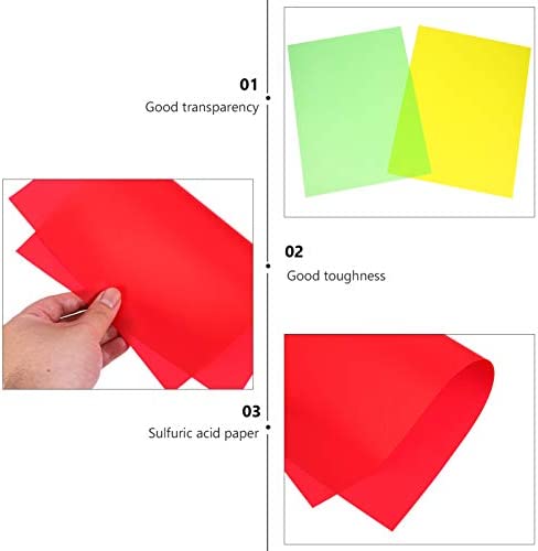 40sheets Paper Sketching Painting Ink Trace Tracing Printing Comic Colored Color Card Marking Pencil Transfer Art and Size Calligraphy Drawing Craft A.x.cm X. Artists - Image 7