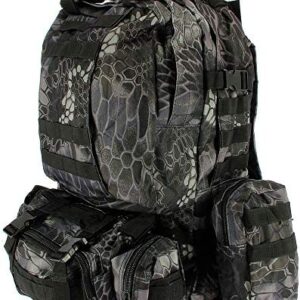 50L Molle Tactical 3 Day Outdoor Survival Assault Military Army Rucksack Backpack Hunting Fishing Camping Bag