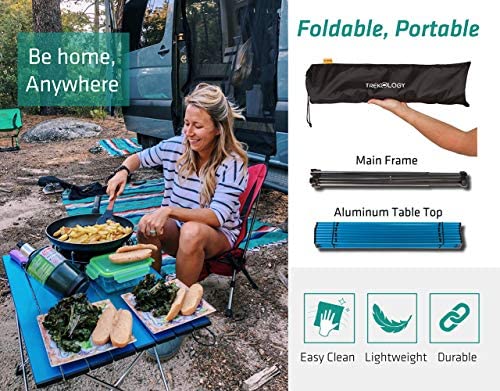 Folding Camping Table that Fold Up Table Small Camping Table Portable Table Folding Picnic Table Folding Tables Portable Lightweight Portable Folding Outdoor Camping Table Outdoor Folding Picnic Table - Image 2