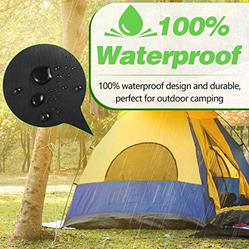 9 Pcs Clear Waterproof Tent Repair Kit Air Bed Puncture Repair Kit Inflatable Swimming Pool Patches Puncture Repair Patches for Awning Down Jacket Gazebo Kayak, 7 x 7 cm, 10 x 10 cm - Image 7