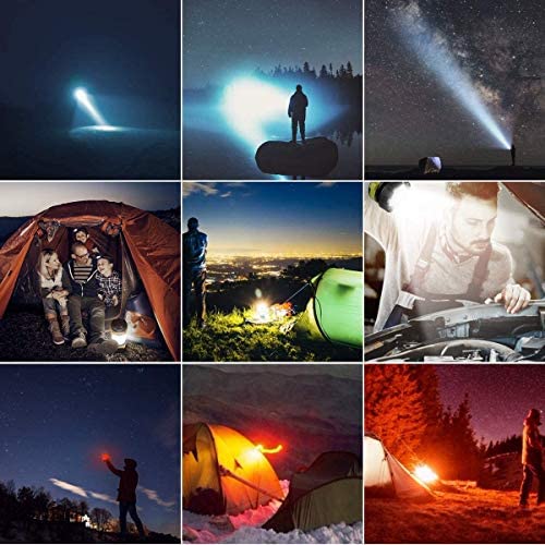 Camping Lights, Rechargeable Led Camping Lantern, 800 Lumen 3700 mAh 6 Modes Camping Torch, Waterproof Emergency Tent Spot Lamp, Various Emergencies - Image 8