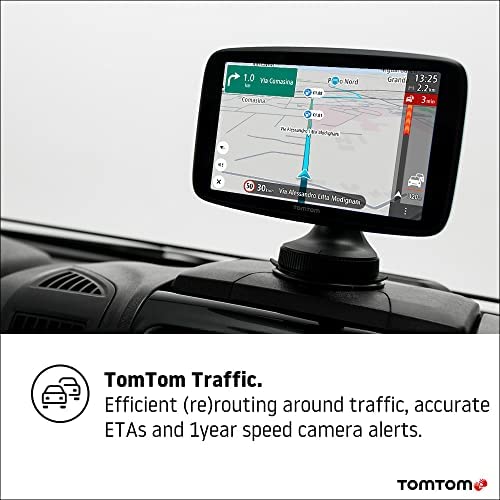 TomTom Campervan and Caravan Sat Nav GO Camper Max 7" HD screen with Campervan and Caravan POIs, Updates via Wi-Fi, TomTom Traffic and Speedcam Warnings, World Maps - Image 8