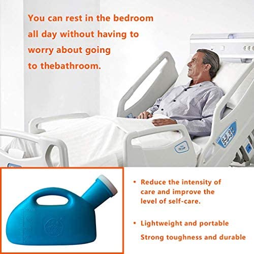 YNGJUEN Men Urinal with Lid Portable 2000 Ml High Capacity Spill Proof Urine Bottle/Drive/Outdoor/Entertainment/Travel/Camping/Personal Care (Color : White) - Image 2