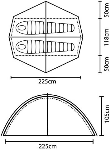 Wild Country Tents Unisex's Helm 2 Compact Tent, Green, One, 44HE2 - Image 3
