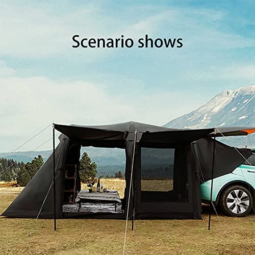 XWYYAXX 4×2.5×2.1m car Tent Inflatable Easy to Build, Tent 1 Room 1 Hall Water Proof Windproof, Tailgate Tent Close fit 2 Layers of Protection car Boot Tent for Travel, Camping, SUV, Sedan - Image 2