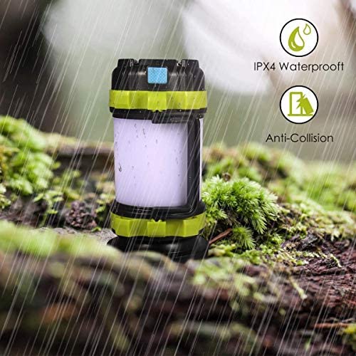 Camping Lights, Rechargeable Led Camping Lantern, 800 Lumen 3700 mAh 6 Modes Camping Torch, Waterproof Emergency Tent Spot Lamp, Various Emergencies - Image 3