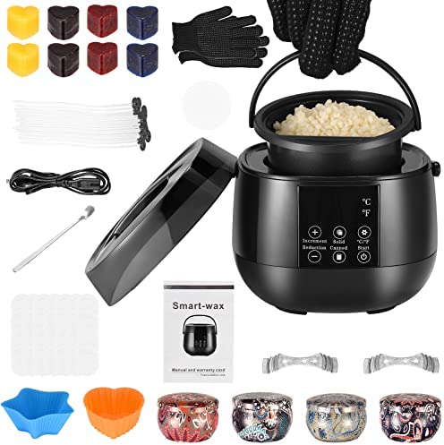 Candle DIY Set, TOPQSC Candle Making Kit, Intelligent Wax Melting Machines, LED Display Screen, Beeswax, DIY Art Craft Candle Gift, Suitable for Adults, Children and Beginners - Image 2