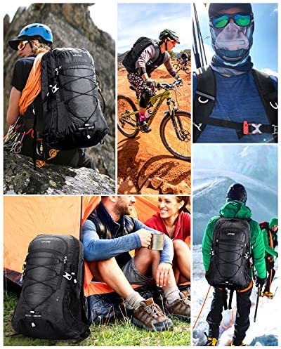 HOMIEE Rucksack Men, 45L Hiking Camping Backpack Waterproof trekking daypack Lightweight outdoor backpack for hiking, cycling, climbing - Image 7