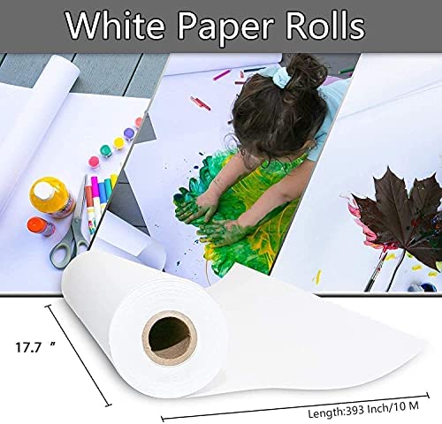 10m White Drawing Paper Roll Arts Paper Roll,Drawing Paper for Paints, Wall Art, Easel Paper, Fadeless Bulletin Board Paper Children Art Sketch Paint Painting Board - Image 7