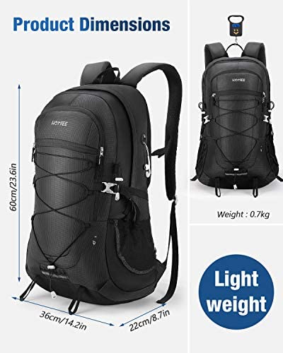 HOMIEE Rucksack Men, 45L Hiking Camping Backpack Waterproof trekking daypack Lightweight outdoor backpack for hiking, cycling, climbing - Image 6