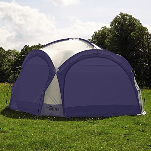 Garden Gear Outdoor Event Dome Shelter Party Tent UV Protection with 4 Removeable Mesh Walls, 2 Removeable Sun Shade Walls Measures L350 x W350 x H230 - Image 6