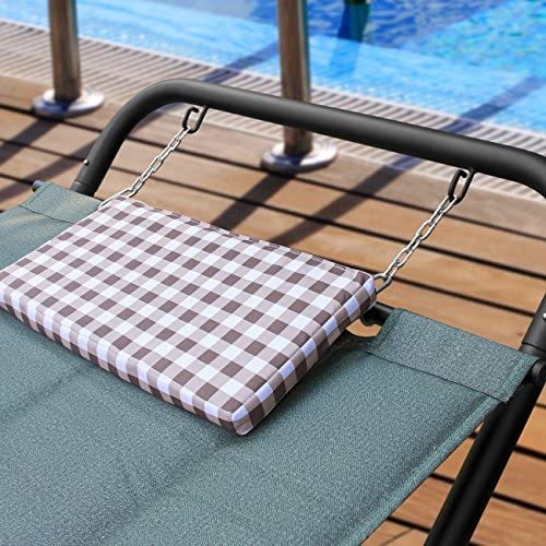 Sorbus Hammock Bed with Stand, Features Deluxe Pillow and Storage Pockets, Heavy Duty, Supports 500 Pounds, Great for Patio, Deck, Yard, Garden Camping Furniture - Image 4