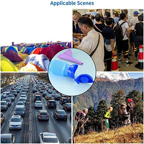 Emergency Urinal, Portable Shrinkable Urinal, Mini Male Female Outdoor Travel Personal Mobile Toilet, Potty Pee Urine Bottle for Kids, Adult, Ladies, Traffic Jam, Camping, Travel, Queuing(750 ML) - Image 6