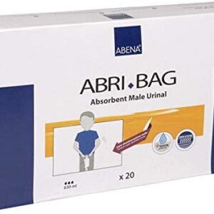 Abena Abri Camping Toilet Bags for Men, Bog In A Bag, Fast Absorbing Travel John, Easy-Seal Emergency Mini Toilet, Clean & Hygienic, Portable Toilet Bags, Built-In Strap, Emergency Toilet For Car