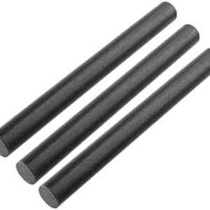 Amosfun 3pcs Ferrocerium Flint Firesteel Starter Magnesium Rod Kits Lighter for Outdoor Travel Camping Adventure Hunting Fishing (Black) Outdoor Supplies