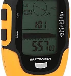 Asixxsix Gps Altitude Meter, Height Target Reminder Settings Portable Gps Altitude Meter Compass, for Camping Outdoors
