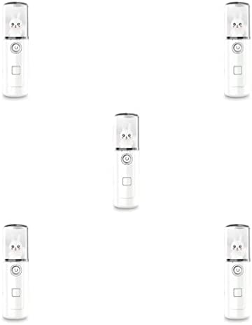 BOKIOESDE 5 PCS Face Mist Sprayer 30ml Humidifier Camping Personal Type 1 White