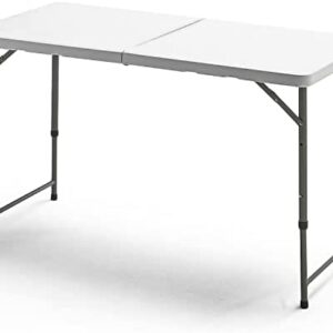 Denny International Heavy Duty Portable Folding Trestle Table For Garden,Catering,Camping,Picnic BBQ Party, Outdoor Activities 4ft