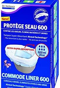 Dr.Helewa Commode Liner 600 - C60020 - Commode Liners - Pack of 20