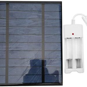 Durable Portable High Efficiency Lightweight Solar Panel Battery Charger Solar Battery Charger 2.5W 5V for Charging Power Banks,Mobile Phones with USB Port