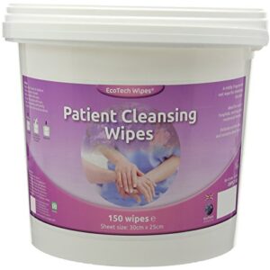 ECOTECH 706072 Patient Cleansing Wipes (Pack of 150)