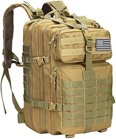 G4Free 40L Military Tactical Backpack Molle Shoulder Bag Rucksack Assault Pack Daypack for Camping Trekking Hunting Fishing