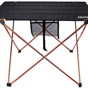 G4Free Ultralight Folding Camping Table Portable Compact Roll Up Camp Tables with Carrying Bag for Outdoor Camping Hiking Picnic