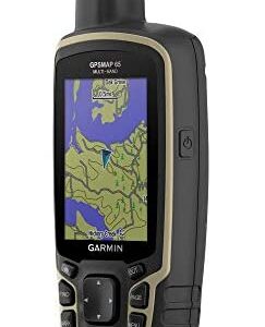 Garmin GPSMAP 65, Button-Operated Handheld with Expanded Satellite Support and Multi-Band Technology, 2.6" Color Display, 010-02451-00