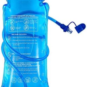Hydration Bladder, 3 L 2 L 1.5 L Water Bladder BPA Free, 3 Liter Large Opening Water Reservoir, Leak Proof Military Water Storage Bladder Bag for Cycling Hiking Camping Biking Running (3L)