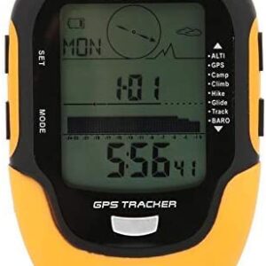 Keenso GPS Electronic Altimeter, FR510 ABS IPX4 Waterproof Grade Outdoor Navigation/Altitude Meter/Temperature Humidity Compass/Weather-Trend Indicator Hand Held Gps