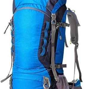 MOUNTAINTOP Hiking Backpack 80L Waterproof Mountaineering Backpack Large Camping Trekking Rucksack Multifunctional climbing with Rain Cover