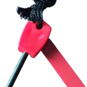 Mini Firesteel Fire Starter ​- Premium Magnesium Ferrocium Rod,1500-12000 firings 6 to 10.5 cm Magnesium Fire Starter,Outdoor Survival Camping lighter,Essential Fire Starter Camping Survival Kit
