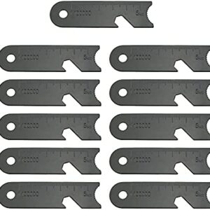 NA 11 Pcs Outdoor Flint Scraper Striker Flint Fire Starter Survival Camping Flint Scraper for Outdoor Camping Hiking Hunting