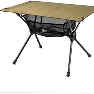 OneTigris WORKTOP Folding Table, Portable Camping Table with Mesh Storage Organizer and Carry Bag for Indoor and Outdoor, Hiking, Backpacking, Picnic, Partio, BBQ, Travel, Fishing