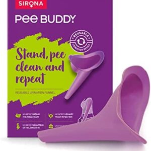 PeeBuddy Reusable Portable Female Urination Device for Women - 1 Unit - Perfect for Travel, Outdoor Activities Including Camping, Hiking and Festivals