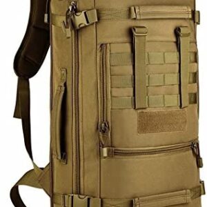 Selighting Tactical Backpack 40/50L Waterproof Military Hiking Bag 3 Way MOLLE Assault Rucksack for Trekking Travelling Camping Outdoor Sports