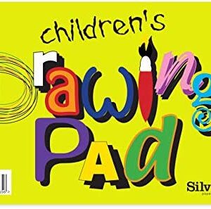 Silvine A4 Children's Value Drawing Pad. 20 sheets of 80gsm Bulky Drawing Paper (210 x 297mm)