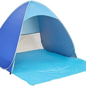 SpecStandard Beach Tent Pop Up Beach Tent for 1-3 Person,Rated UPF 50+ for UV Sun Protection,Waterproof Sun Shelters for Family Camping, Fishing, Picnic