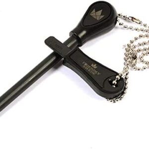 THE FRIENDLY SWEDE Ferro Rod Fire Starter - Easy Grip - Survival Fire Steel Ferrocerium Stick with Striker – Camping Emergency Lighter Flint and Steel (1 or 2-Pack)