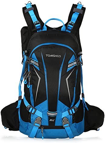 TOMSHOO 20L/30L Cycling Backpack Waterproof Bicycle Bike Backpack Outdoor Sports Riding Travel Camping Hiking Backpack Daypack with Rain Cover and Helmet Cover