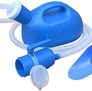 Urine Bottles Male Portable Potty Pee Bottle 2000ML for Hospital Home Camping Car Travel Toilets for Adults (Blue)