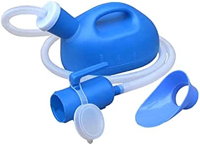 Urine Bottles Male Portable Potty Pee Bottle 2000ML for Hospital Home Camping Car Travel Toilets for Adults (Blue)