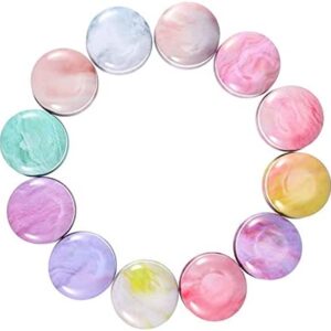12Pcs Retro Style DIY Candle Tins Round Jar Container for Jewelry Bead Art Craft DIY Gift Tool (Color : C 12pcs)