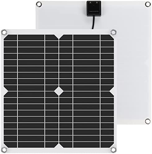 130/260W Solar Panel Kit Off-Grid System, Solar Charger with Dual USB Ports IP65 Waterproof 12/24V Battery Power Bank Charger Board Durable Solar Cell Phone Charging Panel for Camping Hiking - Image 6