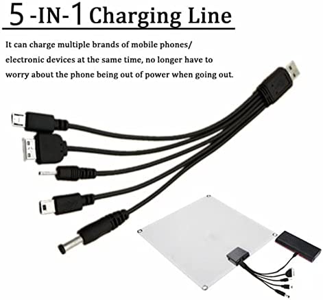 200W Solar Charger for Car Portable Solar Panel with 2 USB Port, IPX4 Waterproof Hiking Camping Charger Compatible with Camera Mobile Phone MP3/4 Power Bank Car Navigation RV,Black - Image 6